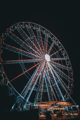 Riesenrad bei Nacht - Ferris wheel at night 