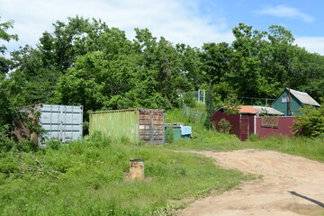 The village of Crew on Russian Island in Vladivostok