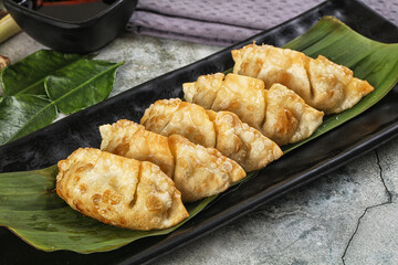 Japanese cuisine - stuffed dumplings gyoza