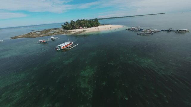FPV aerial video on guyam island siargao Philippines