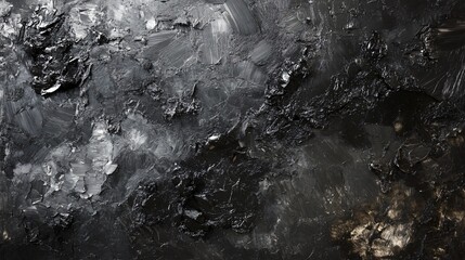 Obraz premium Abstract Black and White Textured Background