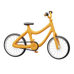 Bicycle 3d illustration