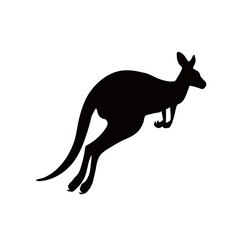 Kangaroos Vector Silhouette