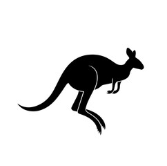 Kangaroos Vector Silhouette