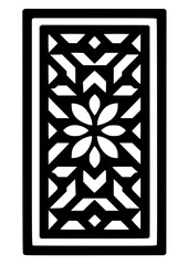 Fototapeta premium Laser cut panels svg, lightburn laser cut panel files, panel collection, laser cut files, geometric panel svg, pattern svg, cut file for cricut svg, jpg, png