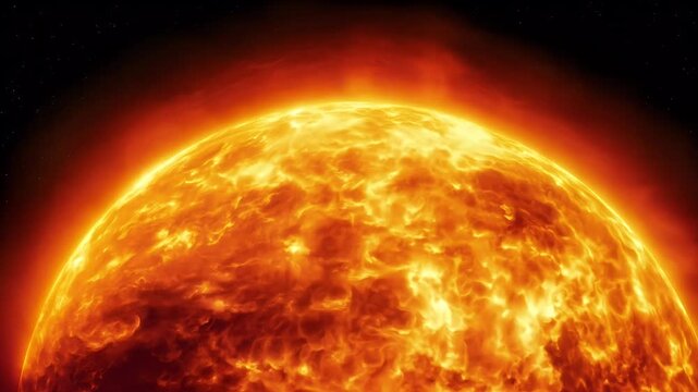 highlights solar atmosphere realistic visuals sun's surface complete flares black background providing aweinspiring glimpse our system's star space planet galaxy earth sun astronomy