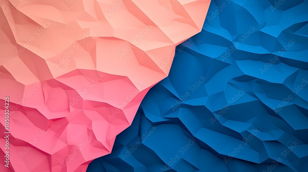 Poster Visually striking abstract background with a mesmerizing gradient transition from deep blue to magenta accentuated by subtle pink and black noise texture perfect for creating modern
