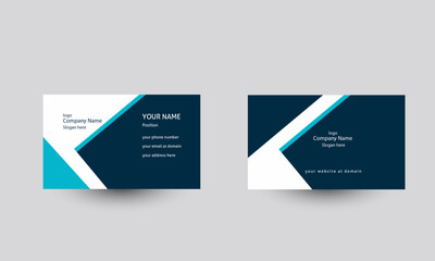 simple business card design vector file 