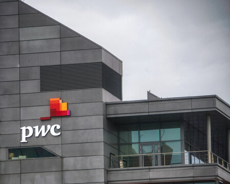 modern office building belonging to pwc