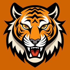 tiger head vector