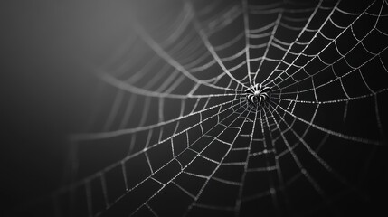 Spider web. Halloween decoration element.