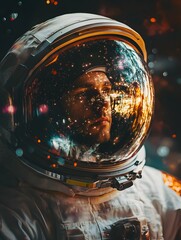astronaut in space
