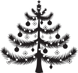 Free Vector Christmas Tree Silhouettes