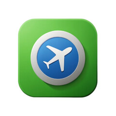 3D Airplane Icon Set in High-Resolution for Travel, Navigation, and Transportation Themes | Realistic 3D Airplane Symbols Perfect for Mobile Apps, Websites, UI/UX Design, and Aviation-Related Projects