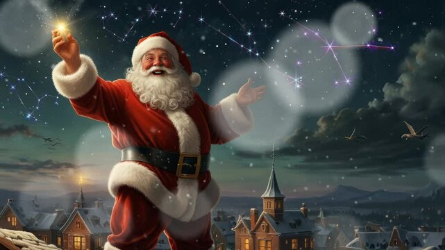 santa claus photo illustration