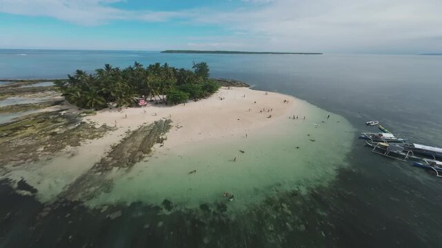 FPV aerial video on guyam island siargao Philippines