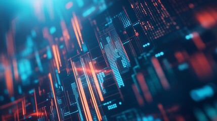 Obraz premium abstract business technology background