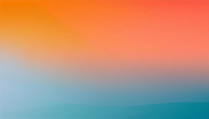 Serene Pastel Gradient: A calming blend of peach, yellow, and teal hues creating a peaceful, minimalist abstract artwork.