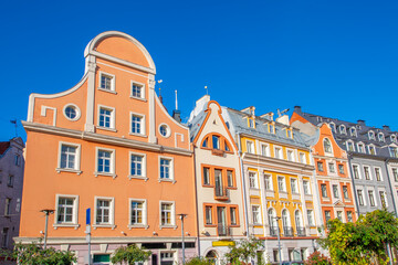 Old street in old Riga. The city is capital of Latvia that is well known to be a very popular tourism destination in the Baltic region