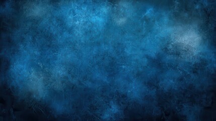 dark blue textured background features grainy noise and gritty elements, creating a compelling atmosphere that conveys depth and intrigue, ideal for use in artistic and design projects