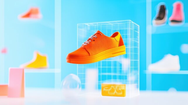 Revolutionizing retail mixed reality and gigapixel standards in shoe displays