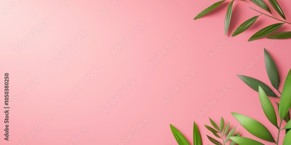Poster thin border design with a plain, pastel background, providing a soft and subtle visual perfect for w