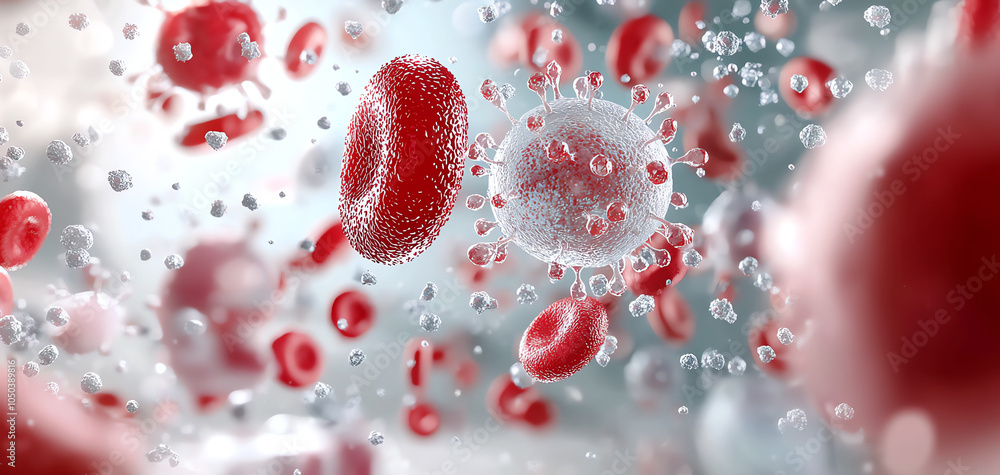 Poster dynamic visualization of bacteria propagation through bloodstream an insight into microbial interact