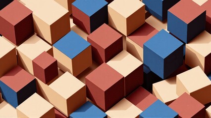 Obraz premium Generative AI, Minimalist Abstract Art Composition