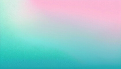 Fototapeta premium Serene Pastel Hues: A Dreamy Teal and Pink Gradient Background. Perfect for design projects needing a calming and soft aesthetic.