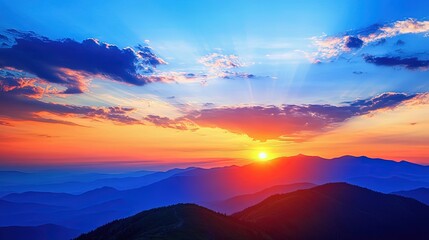 Obraz premium sunset in the forest