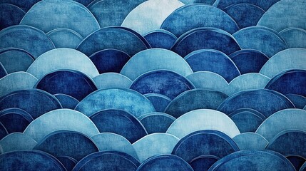 Fototapeta premium abstract blue background with waves