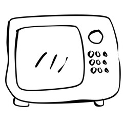 hand drawn vintage vector cookware isolated