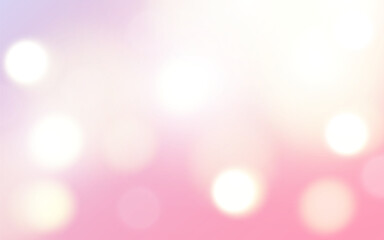 Soft Pastel Bokeh in Pink and White Hues. Dreamy Light Glow with Blurred Gentle Tones, Backgrounds decoration