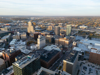 Grand Rapids View from the sky - Downtown