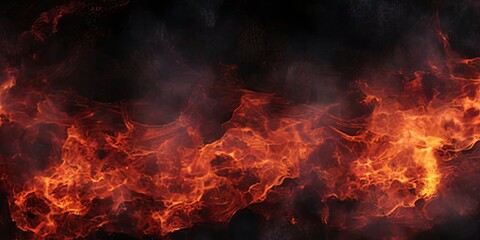 orange flames background for design