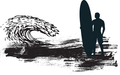 amazing pipeline wave with sufer