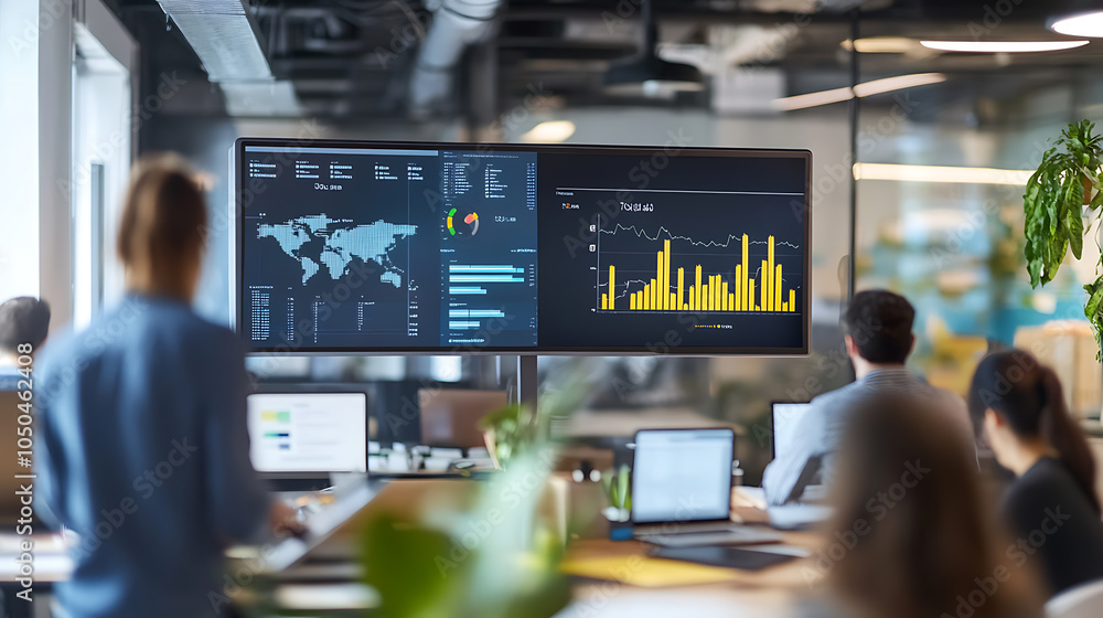 Poster data analytics visualization