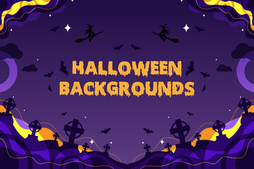 Ghostly Halloween Background for Design