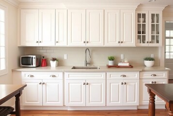 Shaker Style Cabinets White shaker style cabinets with recessed