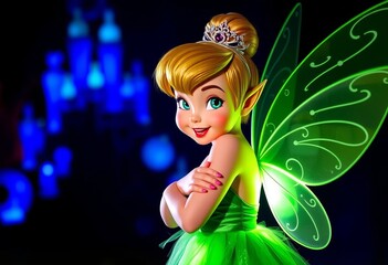 Tinker Bell Light up the night as Peter Pan's trusty sidekick wi