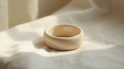 Stylish Pine-Dyed Necktie Against a Refined Walnut Backdrop