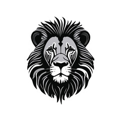 vector lion head