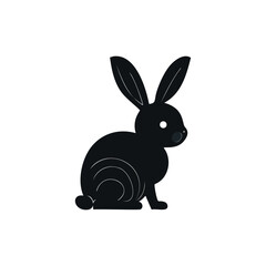  rabbits  in black color