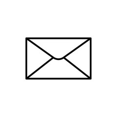 Envelope icon Flat fill set collection