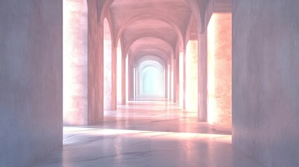Obraz premium corridor with arches