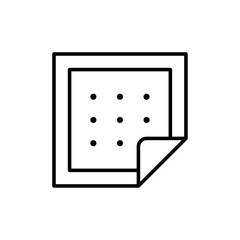Nicotine patch icon Flat fill set collection