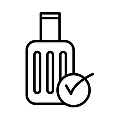 Travel insurance icon Flat fill set collection