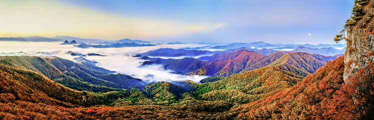 Fototapeta premium Asia Korea Bugwi mountain