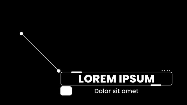Clean Black and white Call Out Title