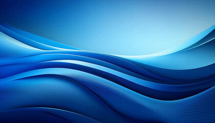Obraz premium Abstract Blue Background with Dynamic Shapes and Soft Gradients